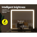 Embellir Makeup Mirror 60x50cm Hollywood Vanity with LED Light Tabletop Black - Health & Beauty > Makeup > Makeup