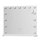 Embellir Makeup Mirror 60x52cm Hollywood Vanity with LED Light Tabletop White - Health & Beauty > Makeup > Makeup