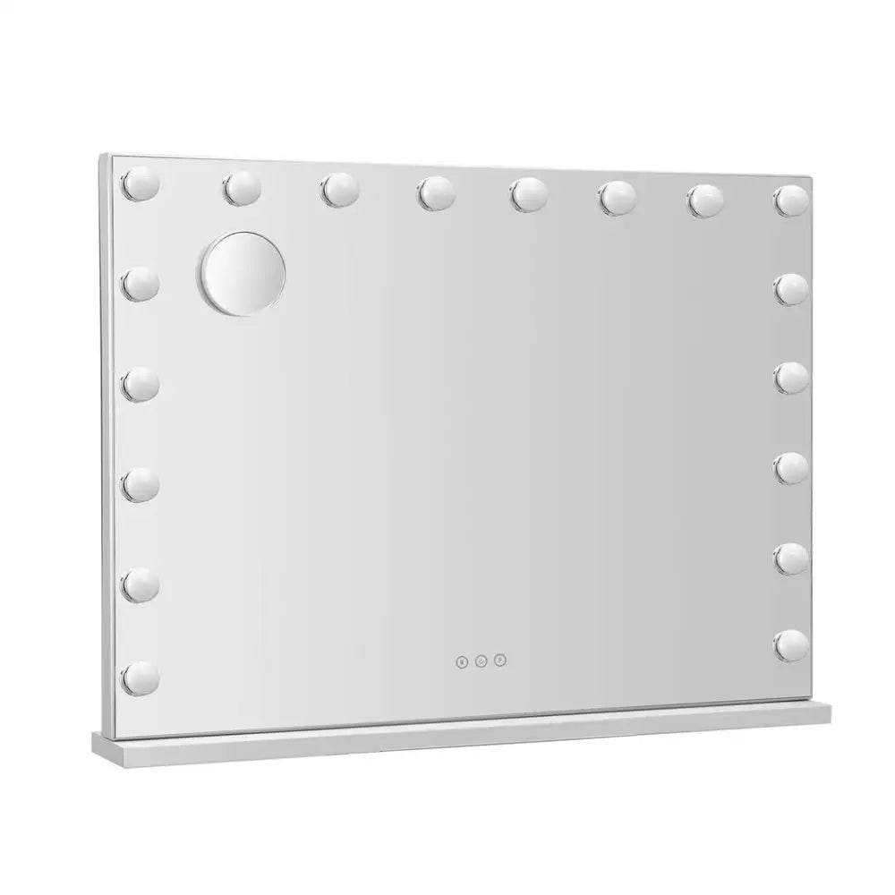 Embellir Makeup Mirror 80x58cm Hollywood Vanity with LED Light Tabletop Wall - Home & Garden > Decor > Mirrors