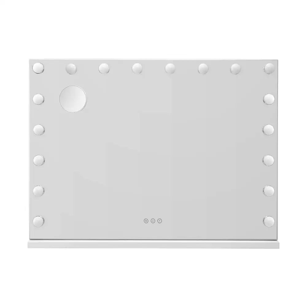 Embellir Makeup Mirror 80x58cm Hollywood Vanity with LED Light Tabletop Wall - Home & Garden > Decor > Mirrors