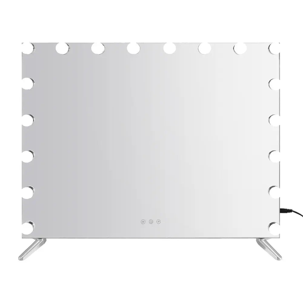 Embellir Makeup Mirror 80X65cm Hollywood with Light Vanity Dimmable Wall 18 LED - Furniture > Bathroom