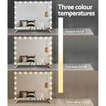 Embellir Makeup Mirror 80X65cm Hollywood with Light Vanity Dimmable Wall 18 LED - Furniture > Bathroom