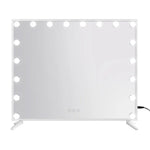 Embellir Makeup Mirror Hollywood 80x65cm 18 LED with Light Vanity Dimmable Wall - Furniture > Bathroom