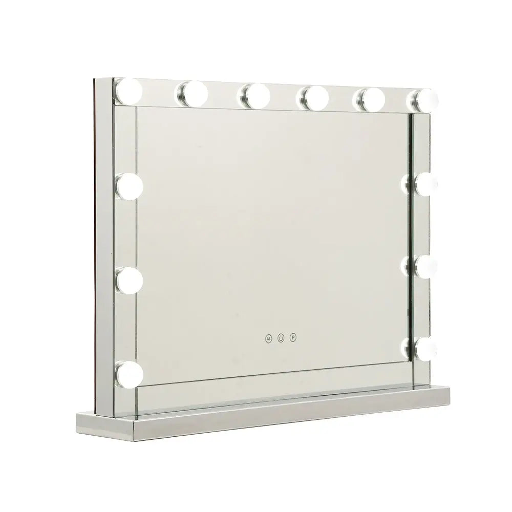 Embellir Makeup Mirror Hollywood with Light Frame Vanity Dimmable Wall 12 LED - Home & Garden > Decor > Mirrors