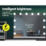 Embellir Makeup Mirror Hollywood with Light Frame Vanity Dimmable Wall 12 LED - Home & Garden > Decor > Mirrors