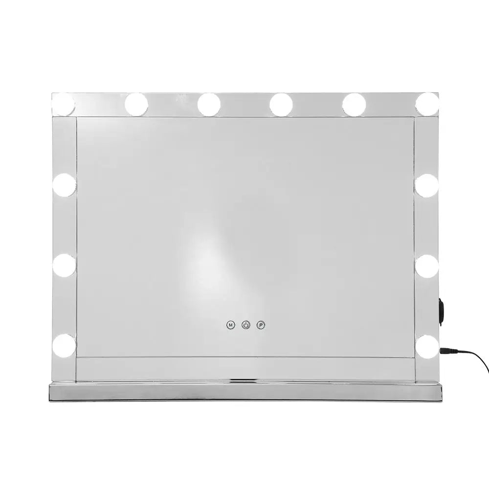 Embellir Makeup Mirror Hollywood with Light Frame Vanity Dimmable Wall 12 LED - Home & Garden > Decor > Mirrors