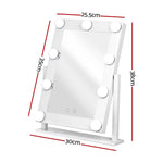 Embellir Makeup Mirror Hollywood with Light Round 360° Rotation Tabletop 9 - Health & Beauty > Makeup Mirrors