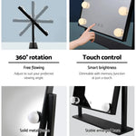 Embellir Makeup Mirror Hollywood with Light Round 360° Rotation Tabletop 12 - Health & Beauty > Makeup Mirrors