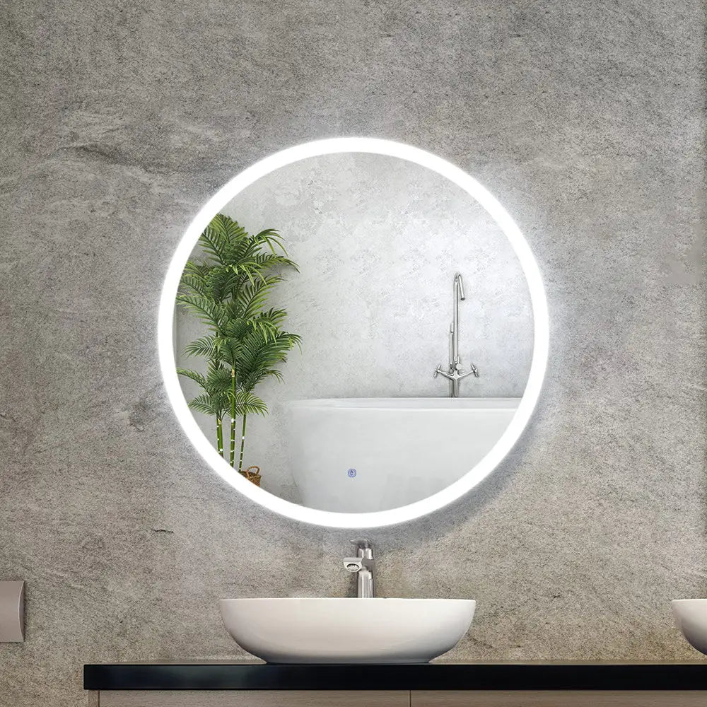 Embellir Wall Mirror 70cm with Led light Makeup Home Decor Bathroom Round Vanity - Health & Beauty > Makeup Mirrors