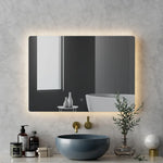 Embellir Wall Mirror 70X50cm with LED Light Bathroom Home Decor Round Rectangle - Home & Garden > Decor > Mirrors