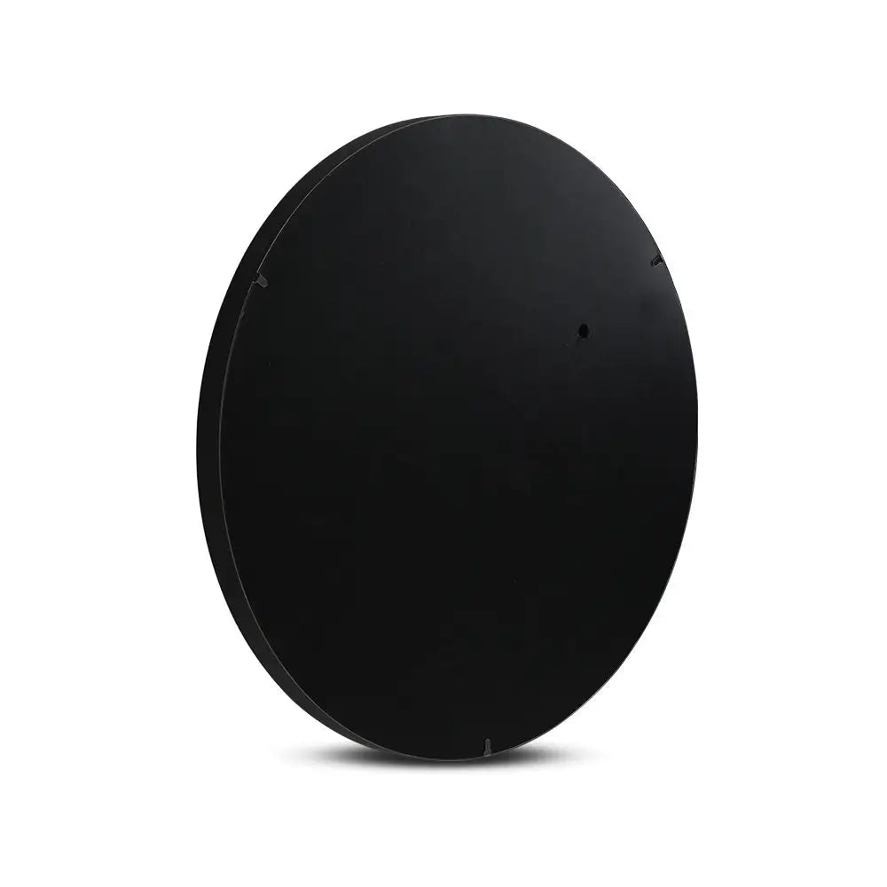Embellir Wall Mirror Makeup 80cm Home Decor Framed Mirrors Bathroom Round Black - Health & Beauty > Makeup Mirrors