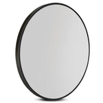 Embellir Wall Mirror Makeup 80cm Home Decor Framed Mirrors Bathroom Round Black - Health & Beauty > Makeup Mirrors