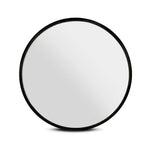 Embellir Wall Mirror Makeup 90cm Home Decor Framed Mirrors Bathroom Round Black - Home & Garden > Bathroom Accessories
