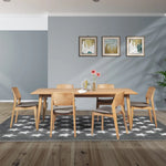 Emilio 210cm Dining Table Scandinavian Style Solid Ash Wood Oak - Furniture > Dining