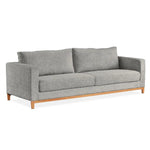 Emily 4 Seater Sofa Fabric Uplholstered Lounge Couch Light Grey - Furniture > Sofas