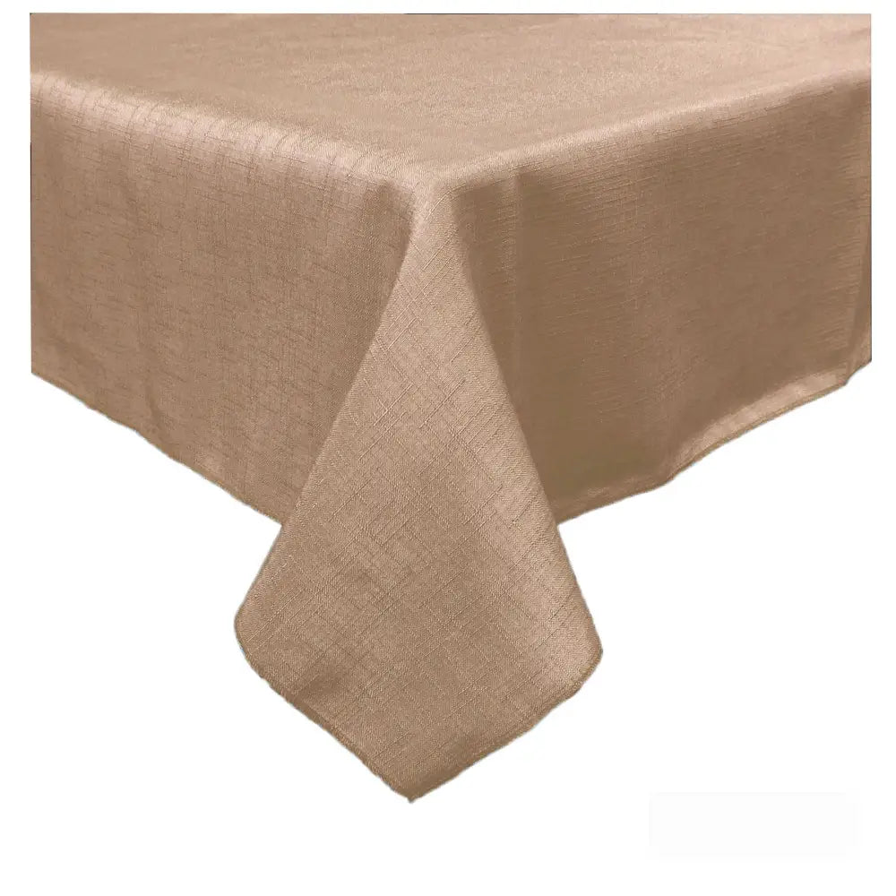 Emporio Slub Table Cloth Latte 180 cm Round - Home & Garden > Kitchenware
