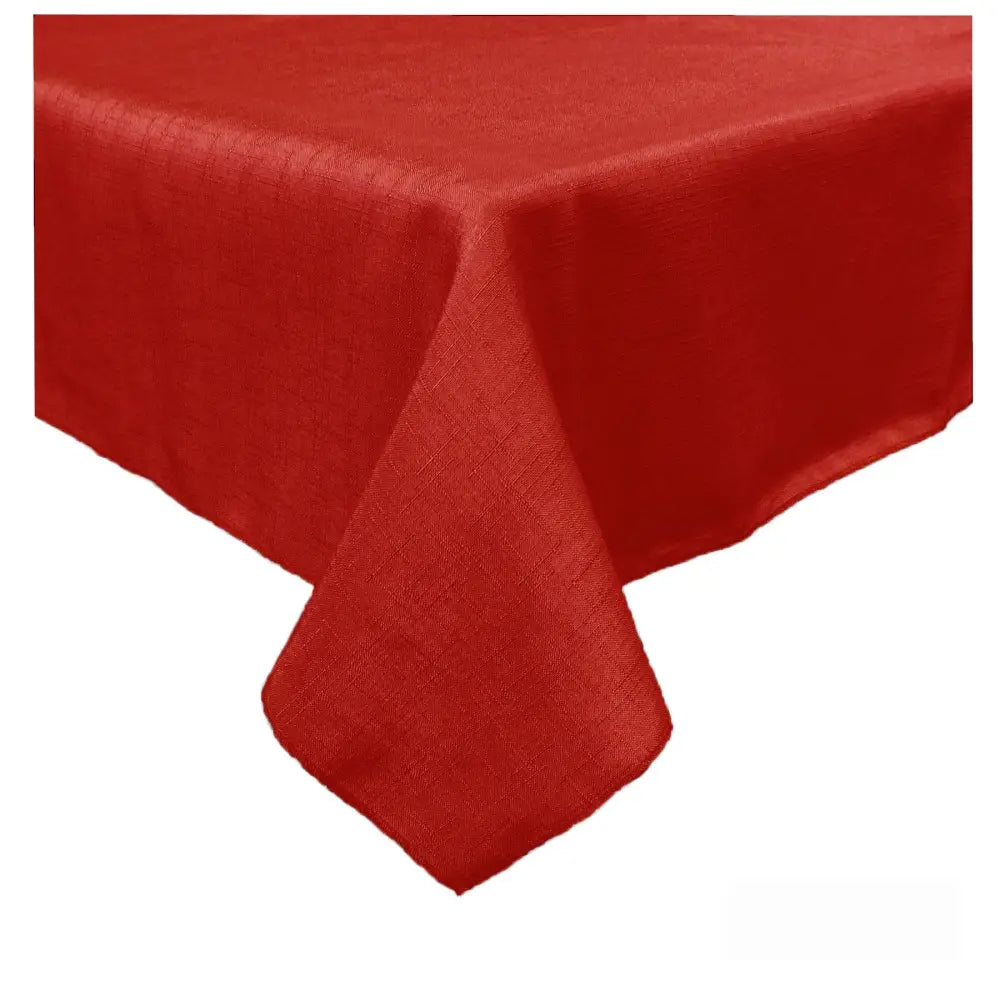 Emporio Slub Table Cloth Red 150 x 230 cm - Home & Garden > Kitchenware