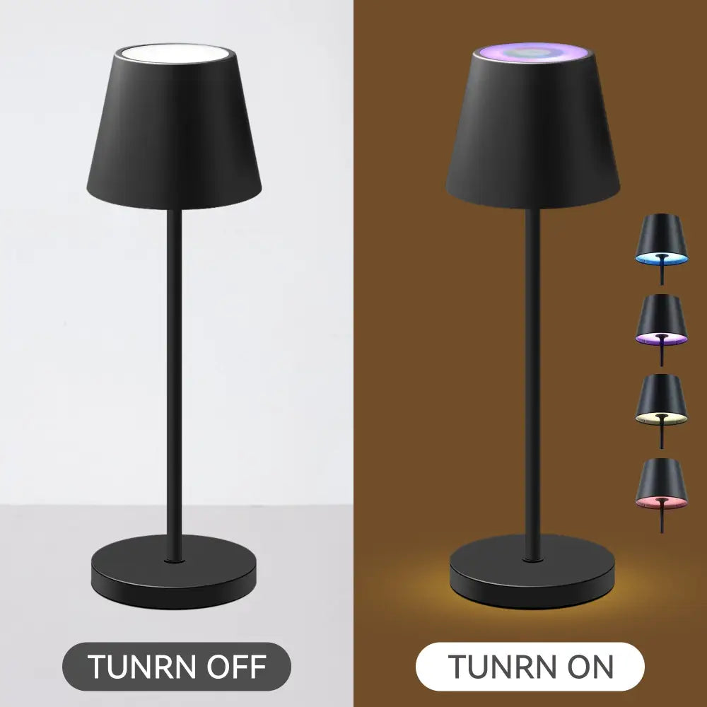Enoki Portable RGB Table Lamp - Black - Home & Garden > Lighting > Table Lamps