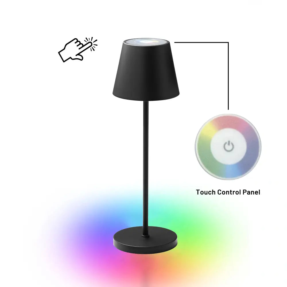 Enoki Portable RGB Table Lamp - Black - Home & Garden > Lighting > Table Lamps