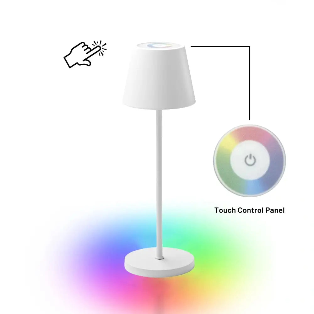 Enoki Portable RGB Table Lamp - White - Home & Garden > Lighting > Table Lamps