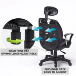 Ergonomic Korean Office Chair SUPERB BLACK - Furniture > Office > Office & Desk Chairs
