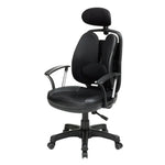 Ergonomic Korean Office Chair SUPERB BLACK - Furniture > Office > Office & Desk Chairs