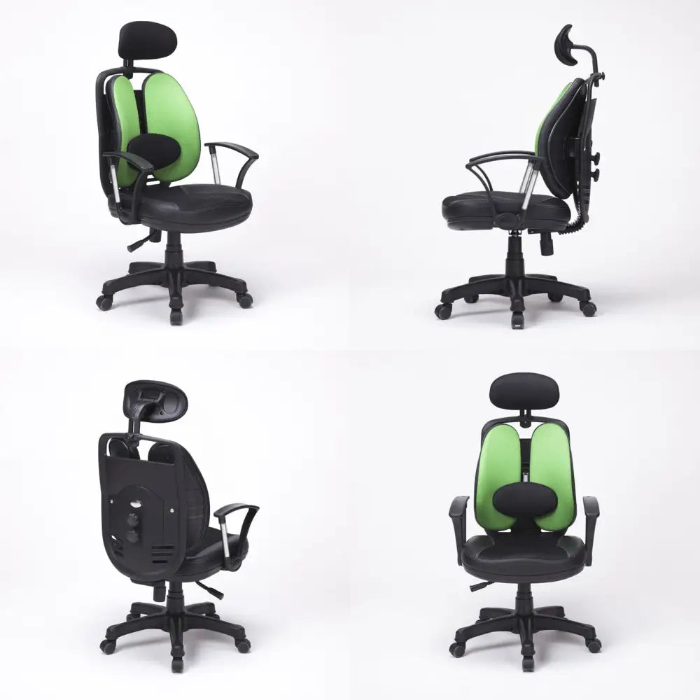 Ergonomic Korean Office Chair SUPERB GREEN - Furniture > Office