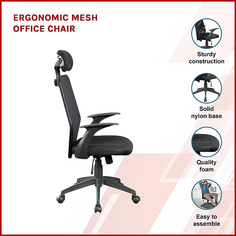 Ergonomic Mesh Office Chair - Furniture > Office