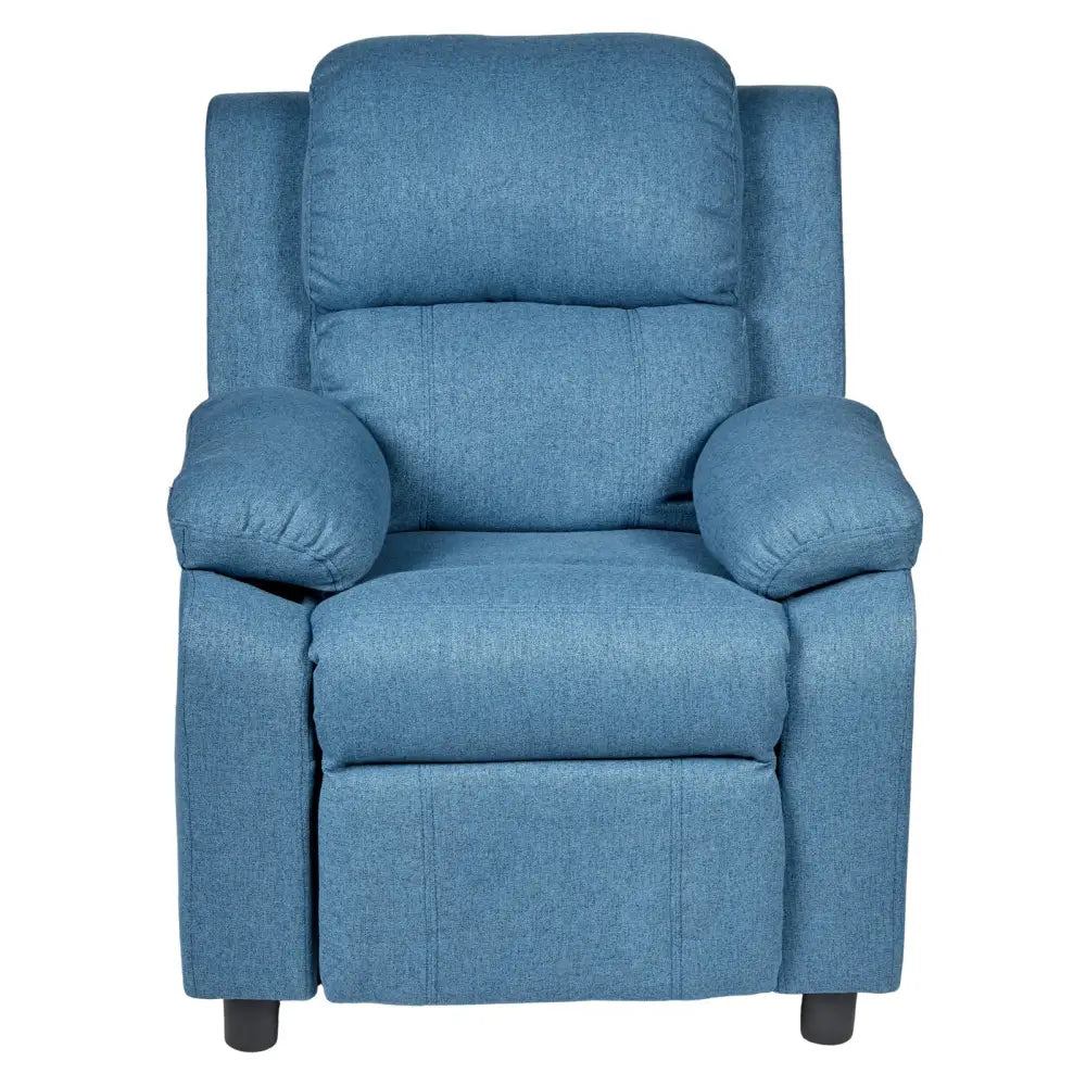 Erika Blue Kids Recliner Sofa Chair Blue Lounge Couch Armchair Childrens - Furniture > Bar Stools & Chairs > Arm Chairs