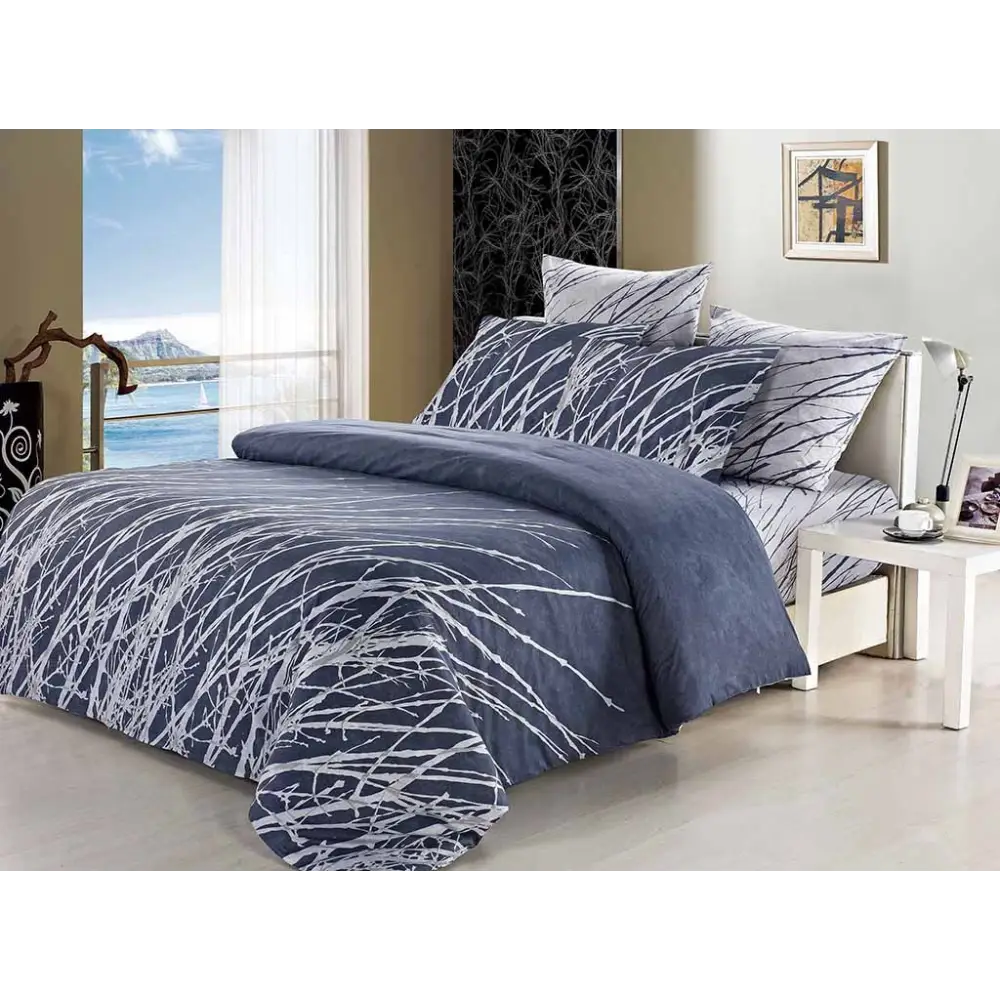 Esha Double Size Duvet Quilt Cover Set - Home & Garden > Bedding > Pillowcases