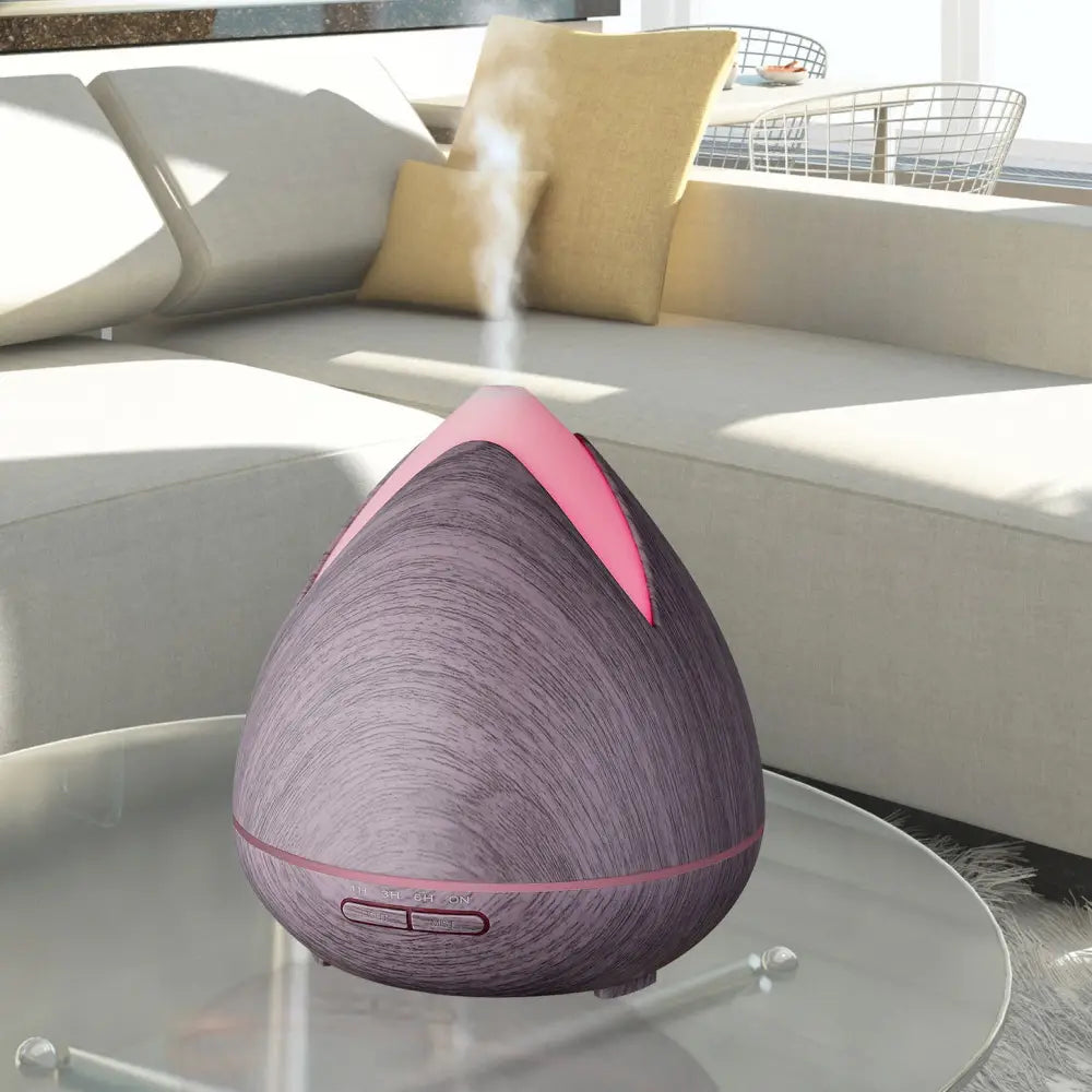 Essential Oils Ultrasonic Aromatherapy Diffuser Air Humidifier Purify 400ML - Violet - Appliances > Aroma Diffusers &
