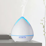 Essential Oils Ultrasonic Aromatherapy Diffuser Air Humidifier Purify 400ML - White - Appliances > Aroma Diffusers &