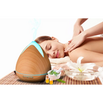 Essential Oils Ultrasonic Aromatherapy Diffuser Air Humidifier Purify 400ML - Light Wood - Appliances > Aroma Diffusers