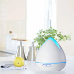 Essential Oils Ultrasonic Aromatherapy Diffuser Air Humidifier Purify 400ML - White - Appliances > Aroma Diffusers &