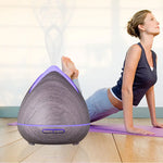 Essential Oils Ultrasonic Aromatherapy Diffuser Air Humidifier Purify 400ML - Violet - Appliances > Aroma Diffusers &