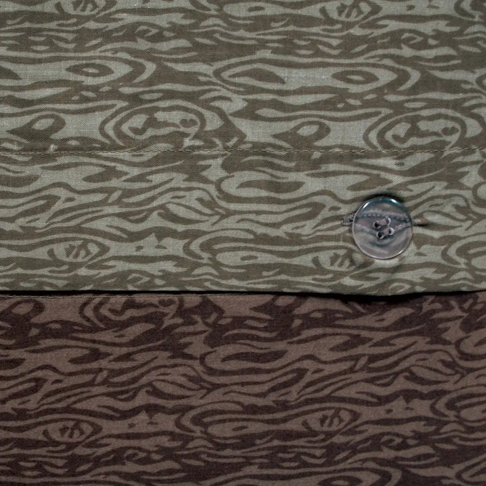 Essentially Home Living Moray Chocolate Quilt Cover Set Double - Home & Garden > Bedding