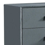 Estella Bedside Table MDF Construction Fabric Upholstery Iron Feet - Furniture > Bar Stools & Chairs > Arm Chairs &