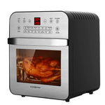 EUROCHEF 16L Digital Air Fryer Electric Airfryer Rotisserie Large Big Dry Cooker Silver - Appliances > Kitchen