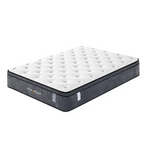 Eurotop Mattress 5 Zone Pocket Spring Latex Foam 34cm - Double - Furniture > Mattresses