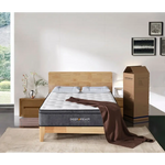 Eurotop Mattress 5 Zone Pocket Spring Latex Foam 34cm - Double - Furniture > Mattresses