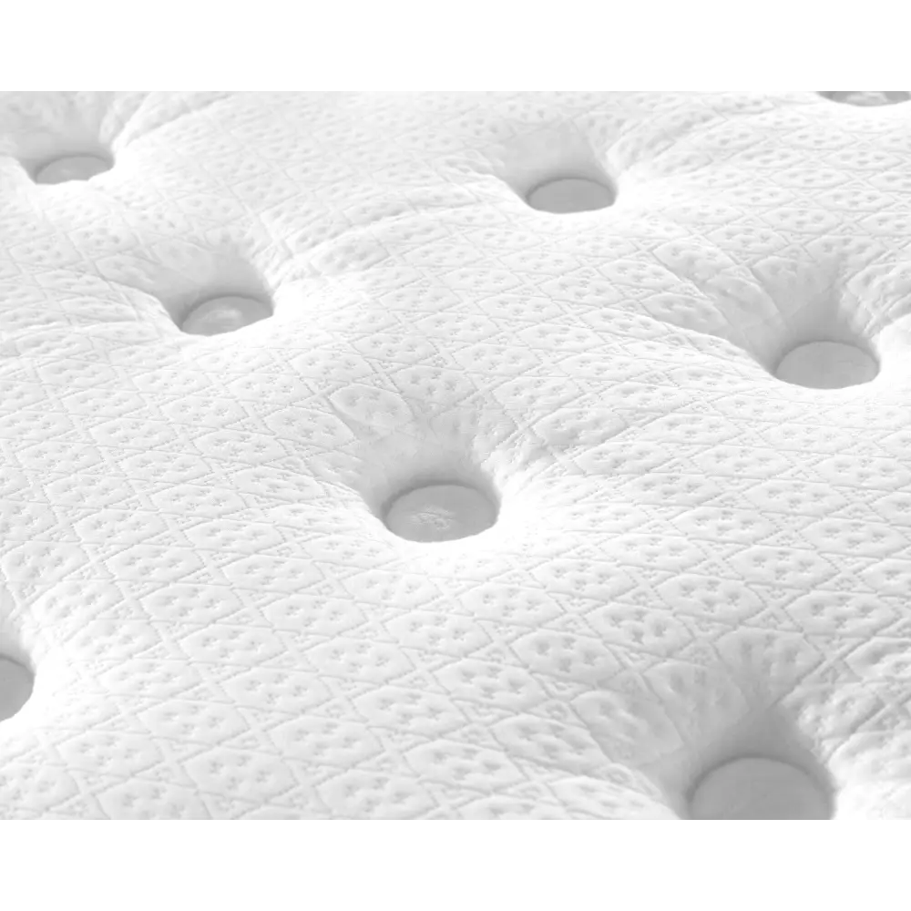 Eurotop Mattress 5 Zone Pocket Spring Latex Foam 34cm - Double - Furniture > Mattresses