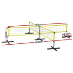 Everfit Water Volleyball Net Set Portable Swimming Pool Nets Game 4 Anchor Bags - Home & Garden > Pool & Accessories >