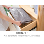 Ex-Large Capacity Collapsible Laundry Basket Foldable Washing Bin Hamper Linen (Blue) - Home & Garden > Laundry &