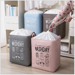 Ex-Large Capacity Collapsible Laundry Basket Foldable Washing Bin Hamper Linen (Pink) - Home & Garden > Laundry &