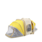 Expandable Pet Carrier Backpack for Cats & Small Dogs - Breathable Mesh Multiple Entrances(yellow) - Pet Care > Dog