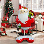 Extra Large Standing Santa Claus Foil Balloon - Occasions > Christmas > Christmas Decorations
