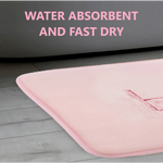 Extra Thick Memory Foam & Super Comfort Bath Rug Mat for Bathroom (60 x 40 cm Pink) - Home & Garden > Bathroom