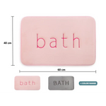 Extra Thick Memory Foam & Super Comfort Bath Rug Mat for Bathroom (60 x 40 cm Pink) - Home & Garden > Bathroom