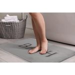 Extra Thick Memory Foam & Super Comfort Bath Rug Mat for Bathroom (60 x 40 cm Grey) - Home & Garden > Bathroom