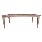 Fairmont 210cm Dining Table Solid Tasmanian Oak Timber Wood Smoke - Furniture > Dining